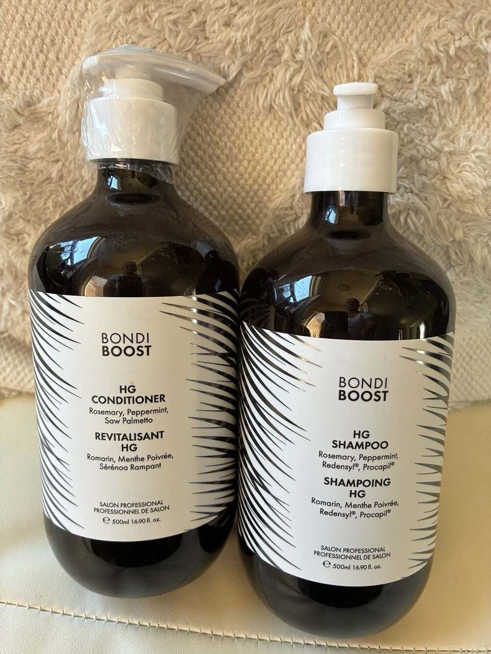BondiBoost HG Shampoo and HG Conditioner 500ml Duo Set-NWOT